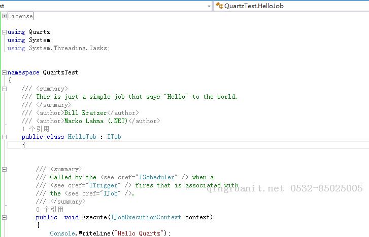 ASP.NET MVC5+EF6+EasyUI 后臺管理系統(tǒng)（84）-Quartz 作業(yè)調(diào)度用法詳解一-Java培訓,做最負責任的教育,學習改變命運,軟件學習,再就業(yè),大學生如何就業(yè),幫大學生找到好工作,lphotoshop培訓,電腦培訓,電腦維修培訓,移動軟件開發(fā)培訓,網(wǎng)站設計培訓,網(wǎng)站建設培訓